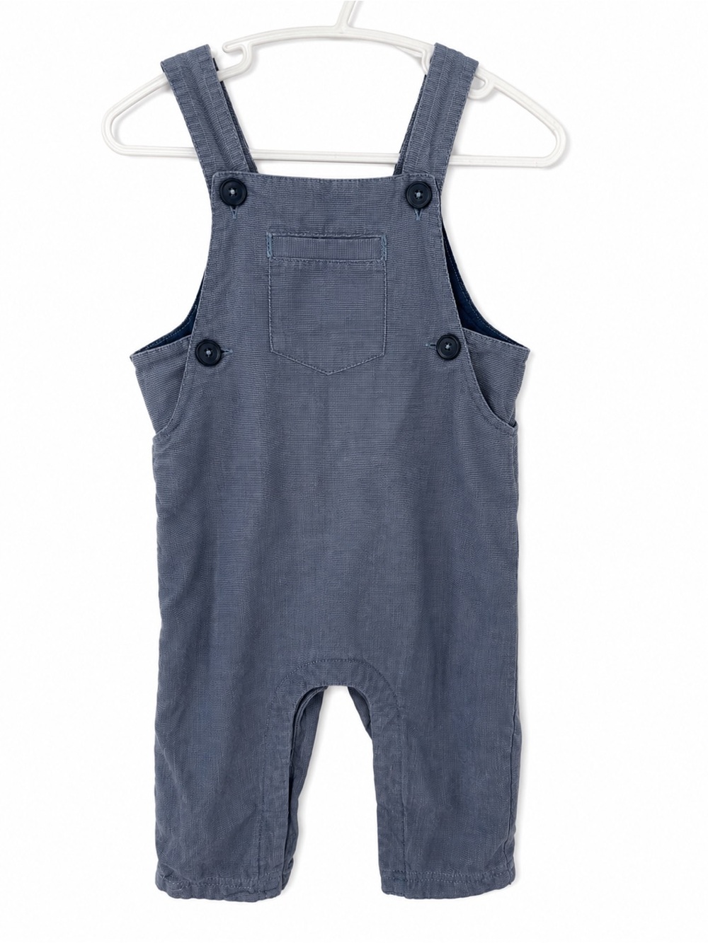 M&S Classic Toddler Lined Overalls in Navy Blue